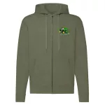 zelená traktor 6195 zelená mikina na zips *