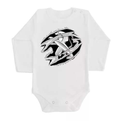 peugeot biely dlhý rukáv dojčenské body