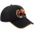 baseball čiapka mtz 50 čierno oranžová brim