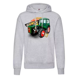 malý dutra sveter s kapúcou šedý