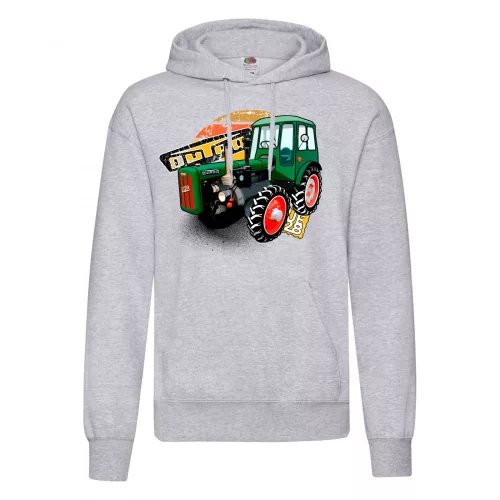malý dutra sveter s kapúcou šedý
