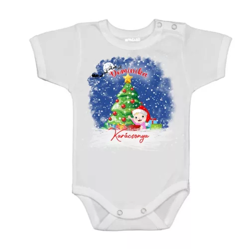 veselé vianoce body pre bábätká dievčatko