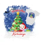 veselé vianoce body pre bábätká dievčatko