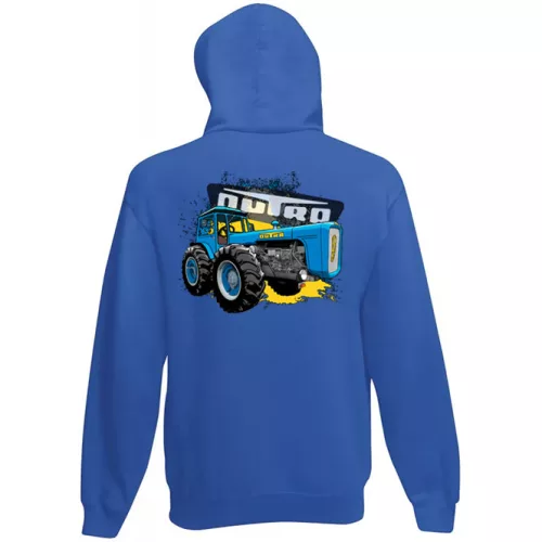 detský sveter dutra na zips - modrý