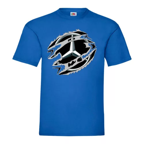 modré tričko mercedes