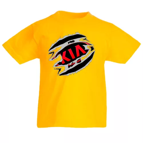 kia žlté detské tričko