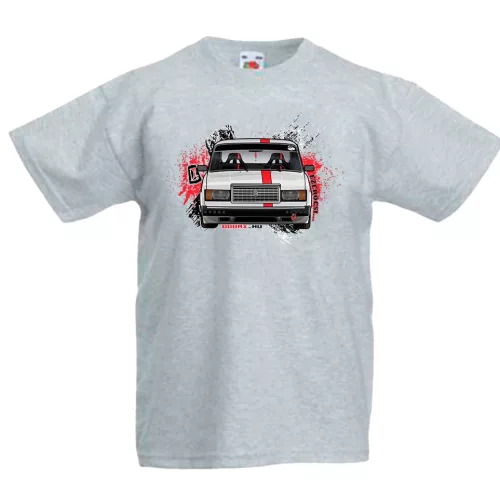 detské tričko lada 2107 šedé