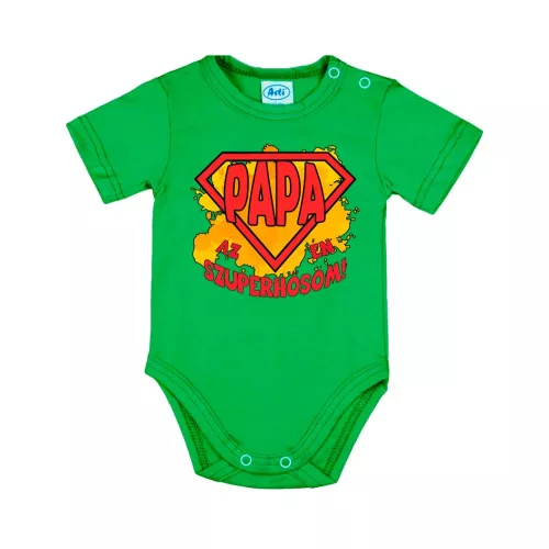 daddy je moje superhrdina zelené telo