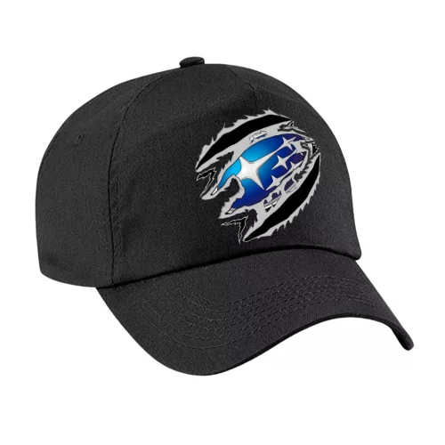 čierna látka subaru baseball čiapka
