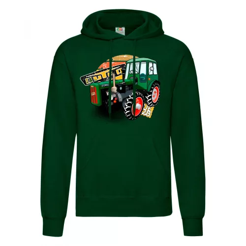 malý dutra sveter s kapúčou zelený