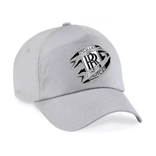 svetlosivá látka rolls royce baseballová čiapka