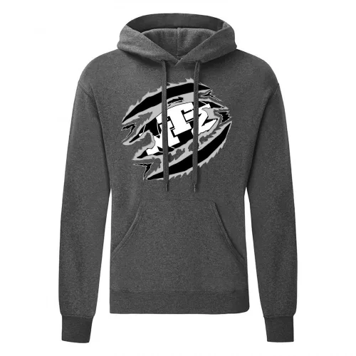 svetr s mikinou mtz logo tmavo šedý