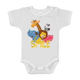 smile biely body pre bábätká