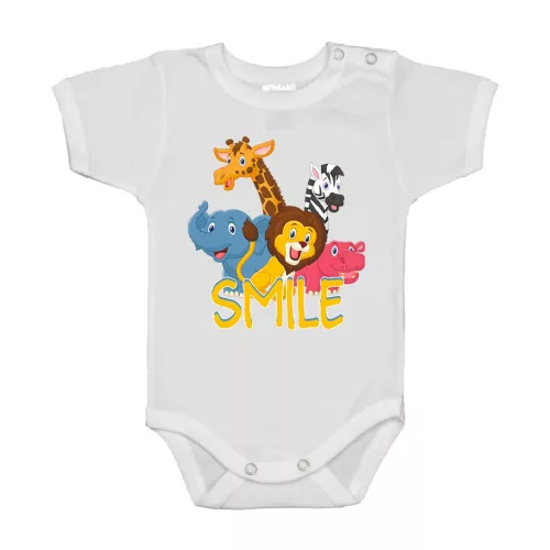smile biely body pre bábätká
