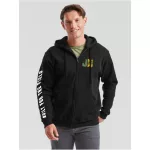 čierna mikina so zipsom j.d style