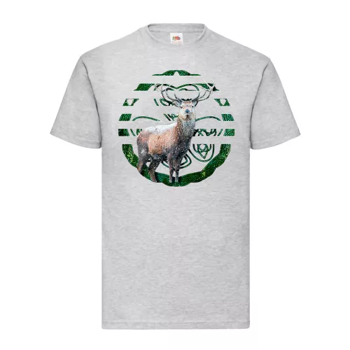 zimné tričko jelenej šedej