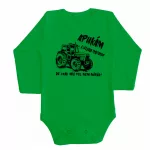 môj otec je najlepší traktor čierny vzor, ​​body pre bábätká zelená dlhý rukáv+ nohavice a ponožky