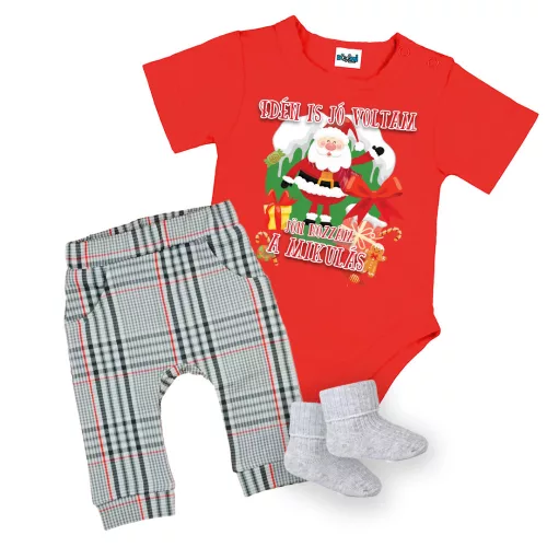 súprava body a nohavíc santa claus s krátkym rukávom sa ku mne dostáva prvýkrát
