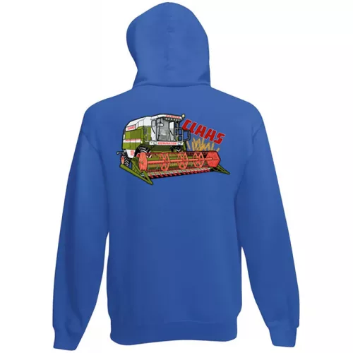 detský sveter na zips claas dominator - modrý