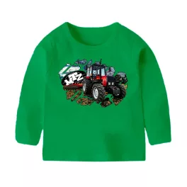 mtz 892.2zelené detské tričko s dlhým rukávom