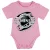 mini ružové dojčenské telo s krátkym rukávom