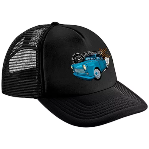 čierny trabant 601 basebalová čiapka