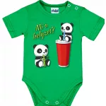 panda body pre bábätká čierna