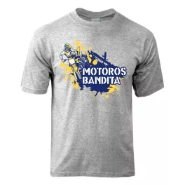 motocykel bandita šedý muž