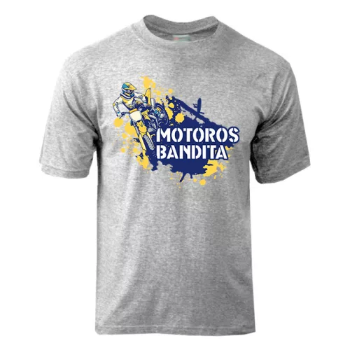 motocykel bandita šedý muž