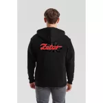 čierna mikina so zipsom zetor style