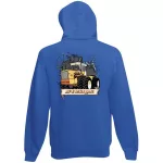 detský sveter rába na zips - modrý