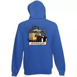 detský sveter rába na zips - modrý