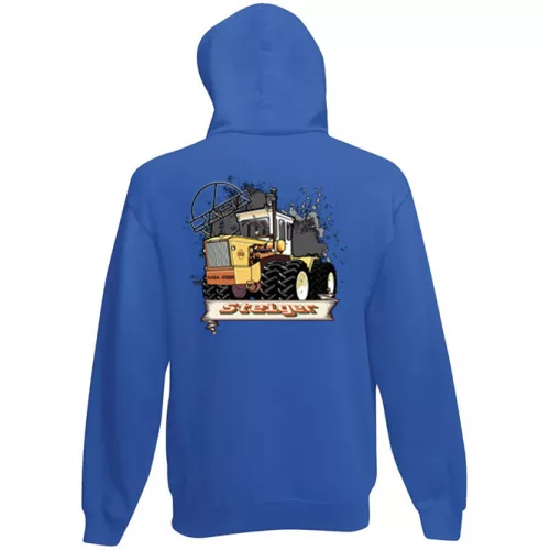 detský sveter rába na zips - modrý