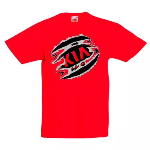 kia červené detské tričko