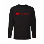 milujem svoje belorusko! biele tričko s dlhým rukávom