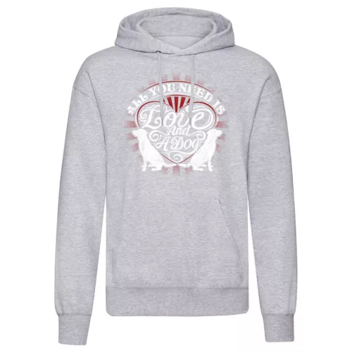 all you need is…svetlo šedá sveter s klokaním vreckom