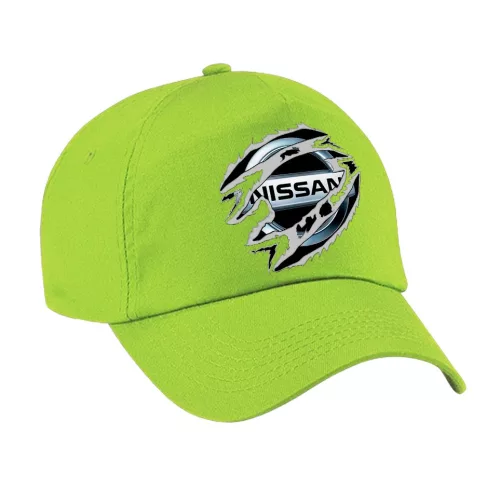 limetková  nissan detská baseball čiapka