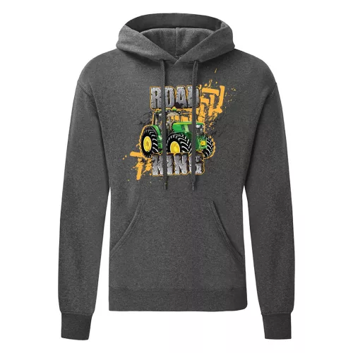 nová mikina s kapucňou zelená tractor modrá