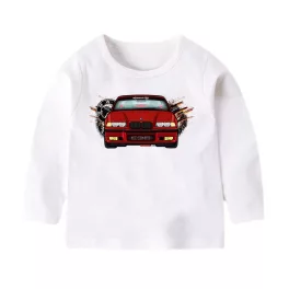 detské tričko bmw e36 dlhý rukáv biele