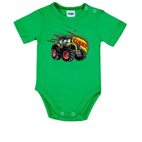 claas axion body pre bábätká zelené krátky rukáv