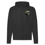 malý dutra čierna svetr s mikinou na zip