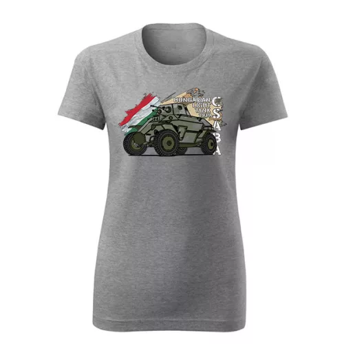 dámske tričko csaba light tank (sivá)