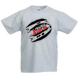 isuzu d-max šedé detské tričko