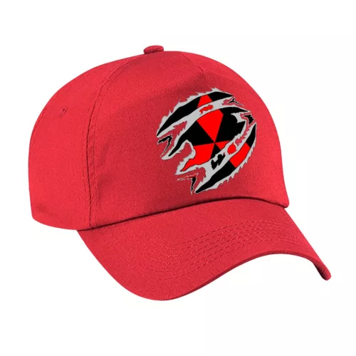 baseball čiapka mitsubishi z červenej látky
