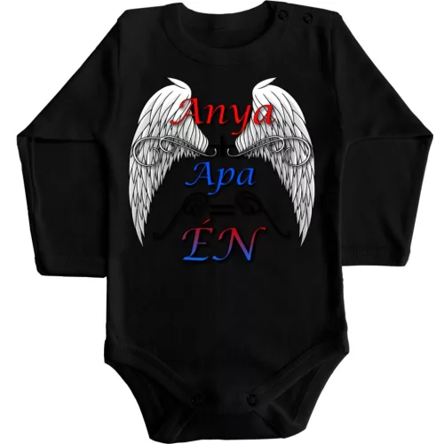 mama+otec=ja detské body čierne