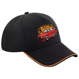 skoda 120 basebalová čiapka s čiernožltým lemom