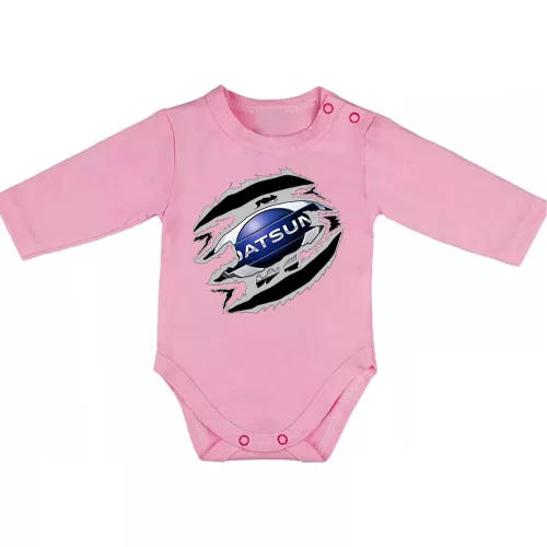 datsun ružové dojčenské telo s dlhým rukávom