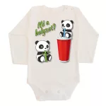 panda body pre bábätká zelená