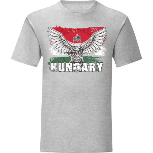 tričko s turul hungary (sivá)