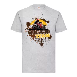 šedé tričko quad team